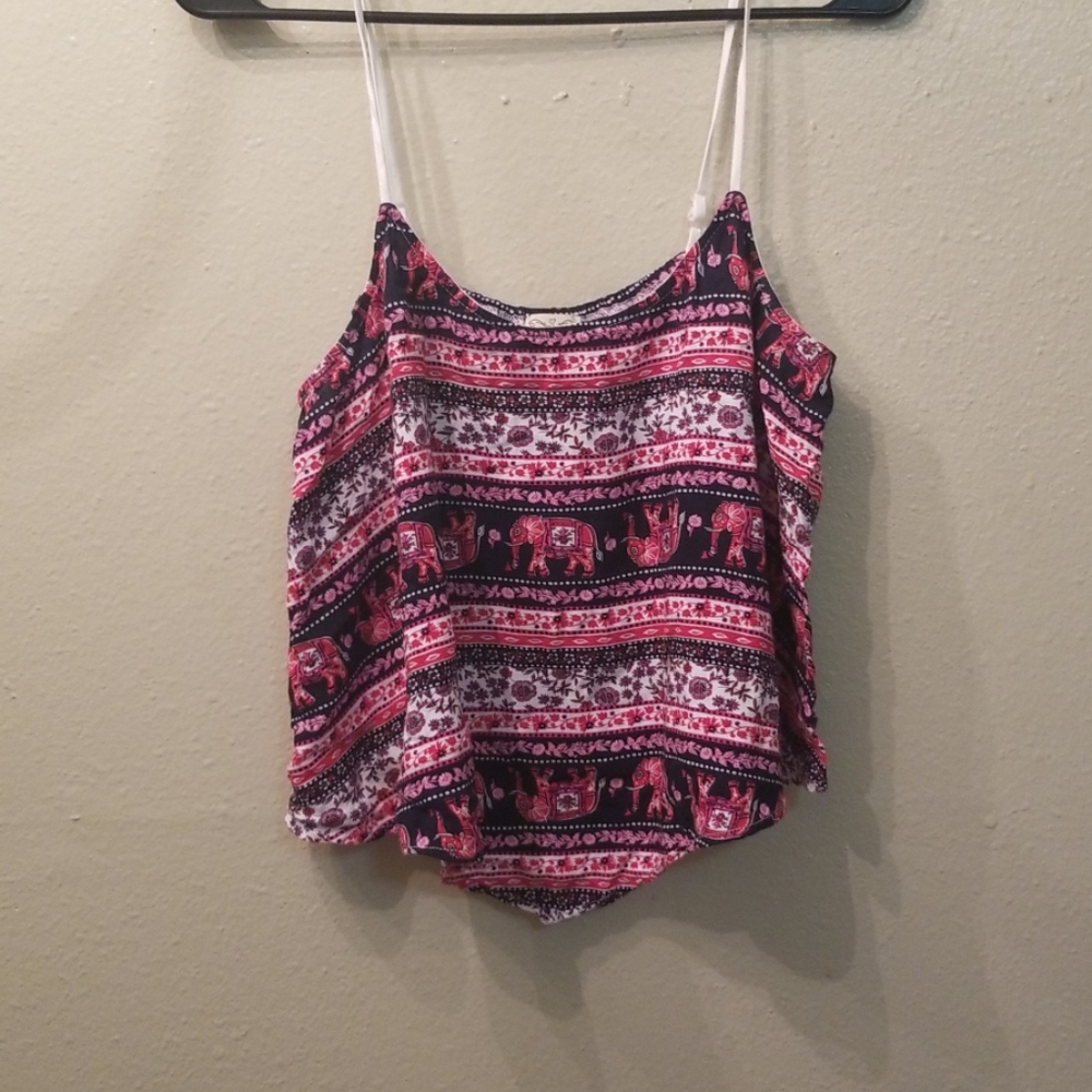 Crop top Aztec pattern